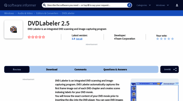 dvdlabeler.software.informer.com