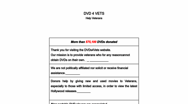 dvds4vets.org