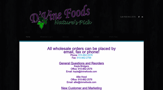 dvinefoods.com