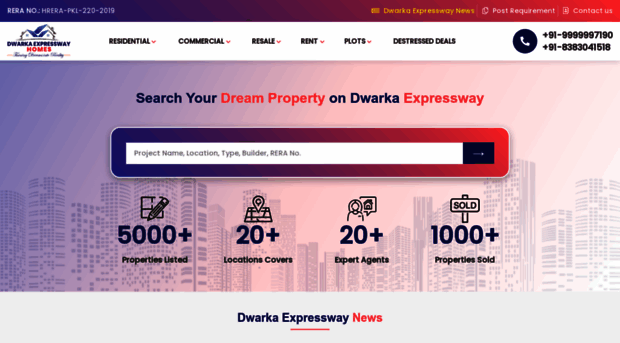 dwarkaexpresswayhomes.com