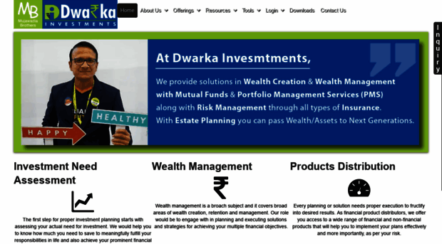 dwarkainvestments.com