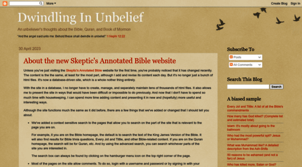 dwindlinginunbelief.blogspot.ca