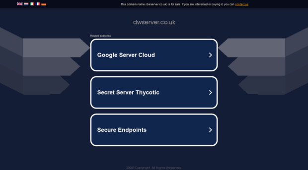 dwserver.co.uk