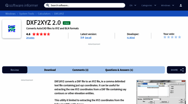 dxf2xyz.software.informer.com