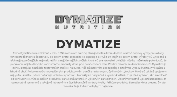 dymatize.sk
