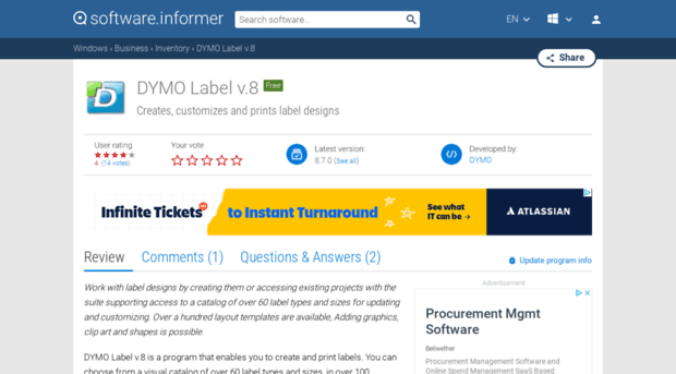 dymo-label-v-8.software.informer.com