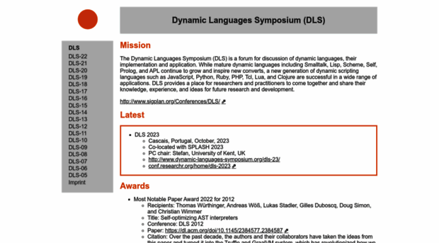 dynamic-languages-symposium.org