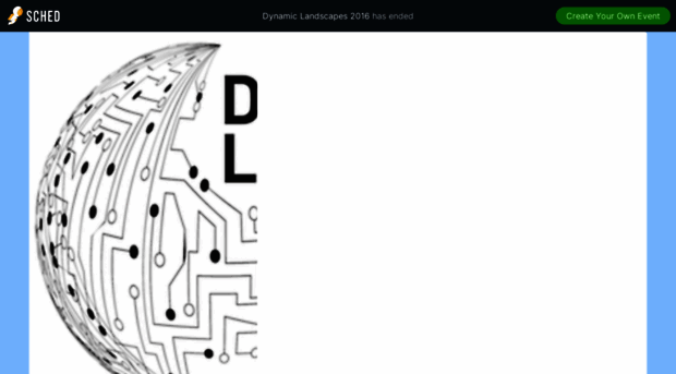 dynamiclandscapes2016.sched.org