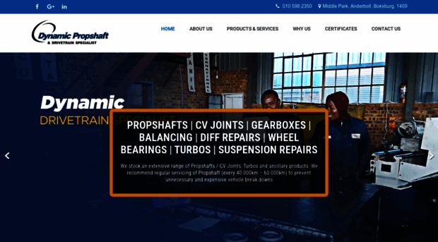 dynamicpropshaft.co.za