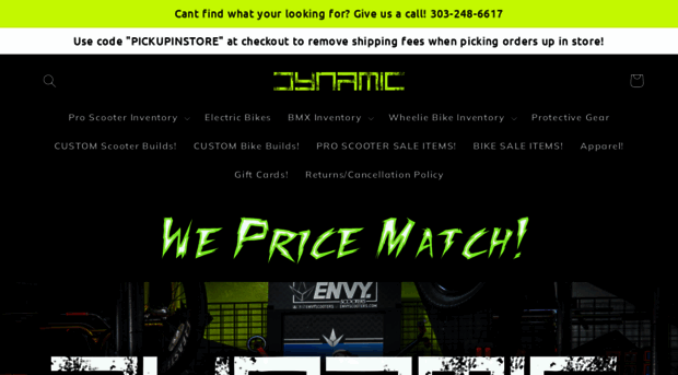 dynamicproscootersandbikes.com