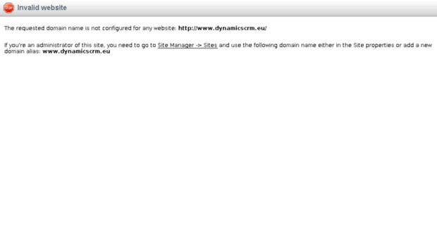 dynamicscrm.eu