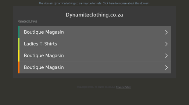 dynamiteclothing.co.za