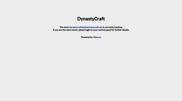 dynastycraftskyblock.buycraft.net