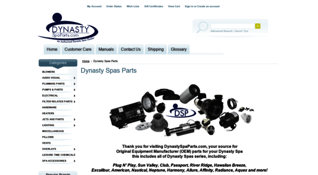 dynastyspaparts.com