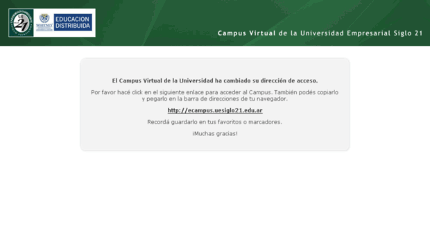 e-campus.uesiglo21.edu.ar