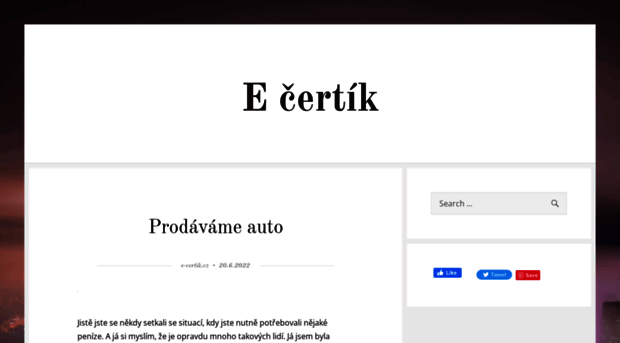 e-certik.cz