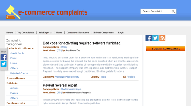 e-commercecomplaints.com