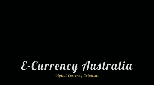 e-currencyaustralia.com.au