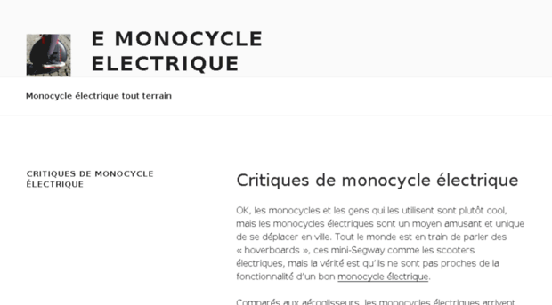 e-monocycle.com