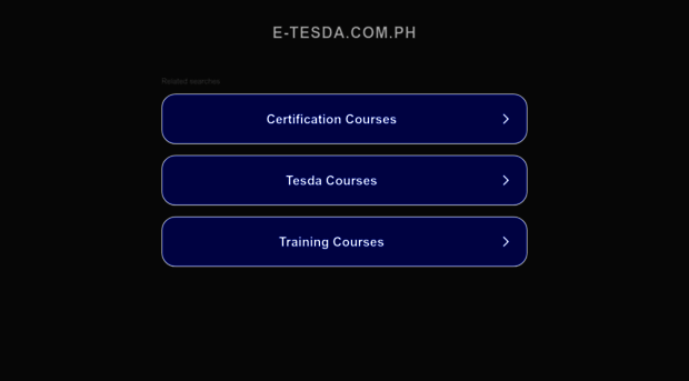 e-tesda.com.ph