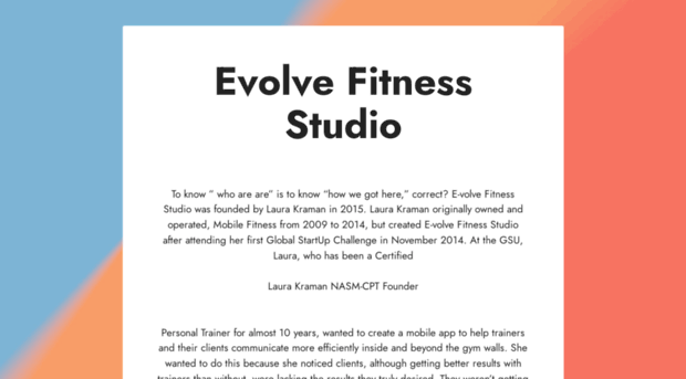 e-volvefitnessstudio.com