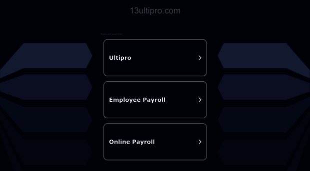 e.13ultipro.com