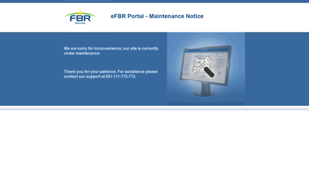 E fbr gov pk EFBR Portal Notice E Fbr