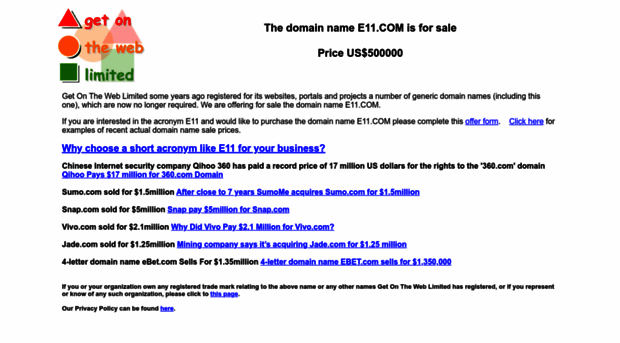 e11.com
