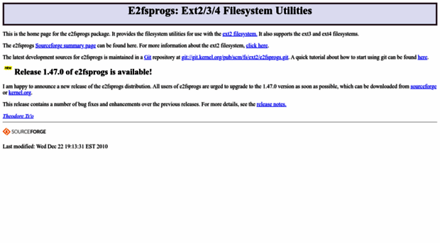 e2fsprogs.sourceforge.net
