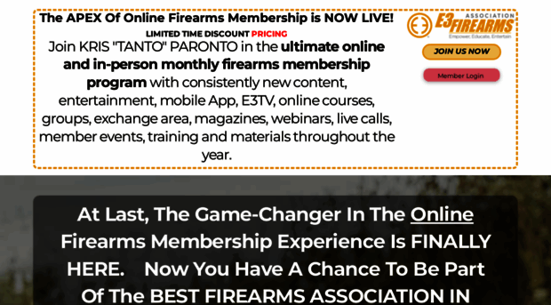 e3firearmsassociation.com