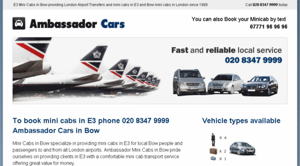 e3minicabs.co.uk