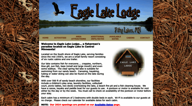 eaglelakelodge50.com