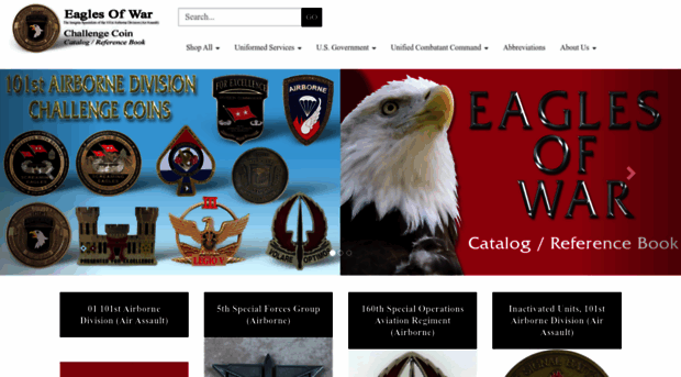 eaglesofwarcoins.com