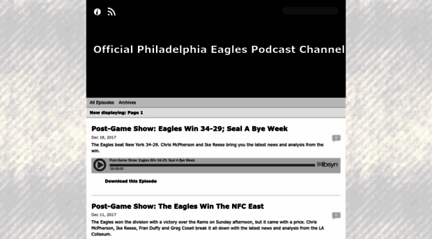 eaglespodcasts.eaglesradio.libsynpro.com