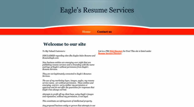 eaglesresumeservicees.yolasite.com