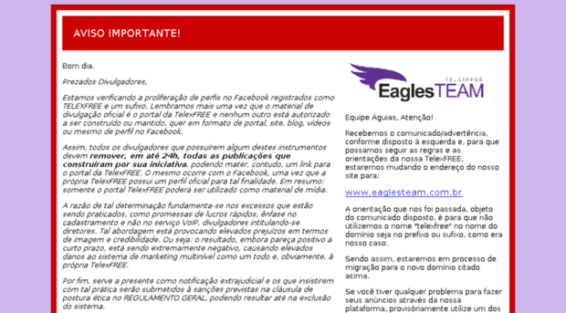 eaglestelexfree.com.br