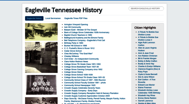 eaglevilletnhistory.com