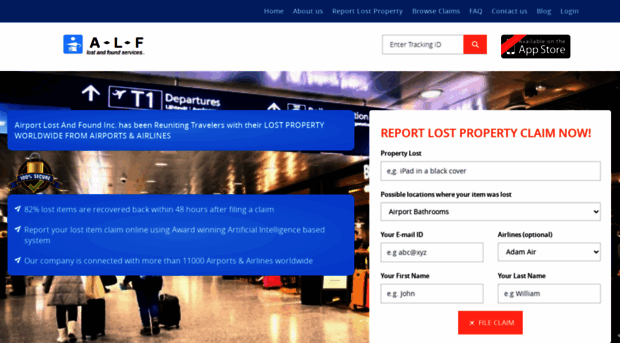 eairportlostandfound.com