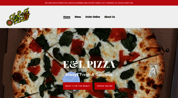 eandlpizza.com