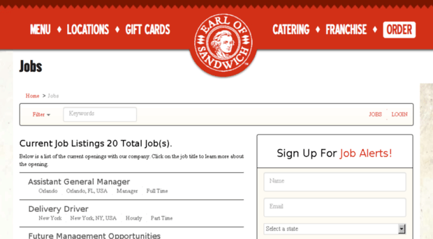 earlofsandwich.applicantpro.com