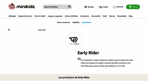 early-rider.minikidz.es