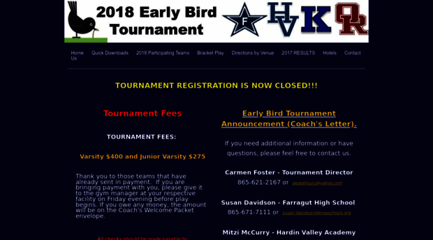 earlybirdvolleyballtournament.yolasite.com