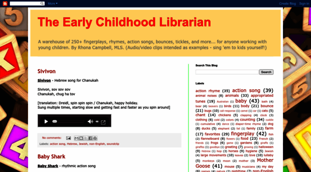 earlychildhoodlibrarian.blogspot.com