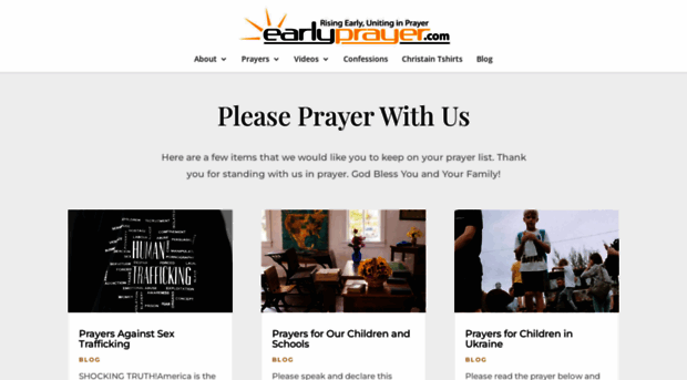 earlyprayer.com