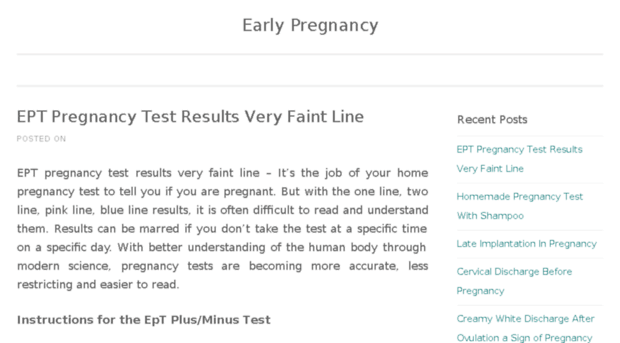 earlypregnancy.net