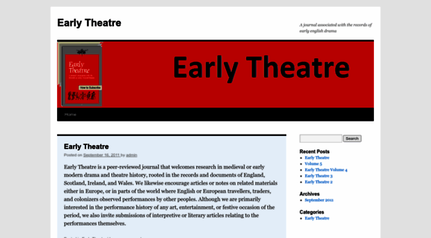 earlytheatre.ca