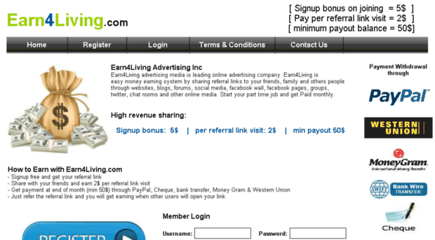 earn4living.com