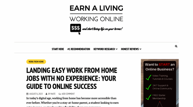 earnalivingworkingonline.com