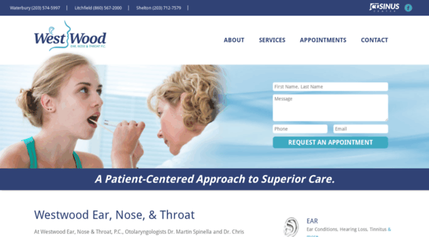 earnoseandthroatct.com