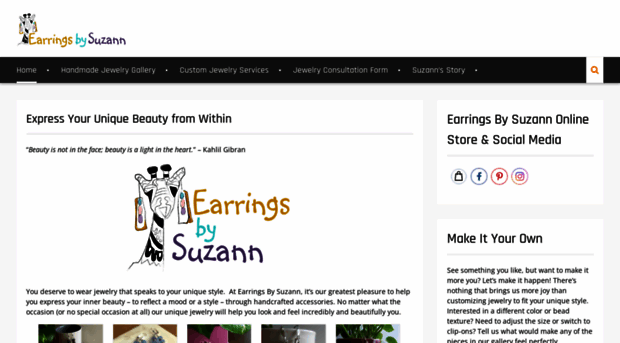 earringsbysuzann.com